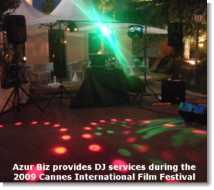English DJs and live entertainment on the French Riviera