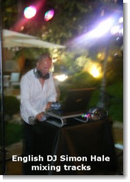 English DJ, French Riviera, mixing tracks at Cannes Film Festival
