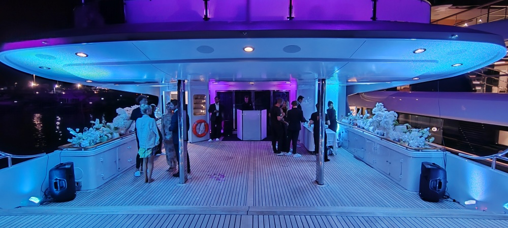 Yacht Mood Uplighting - Cannes, Monaco, St Tropez, French Riviera