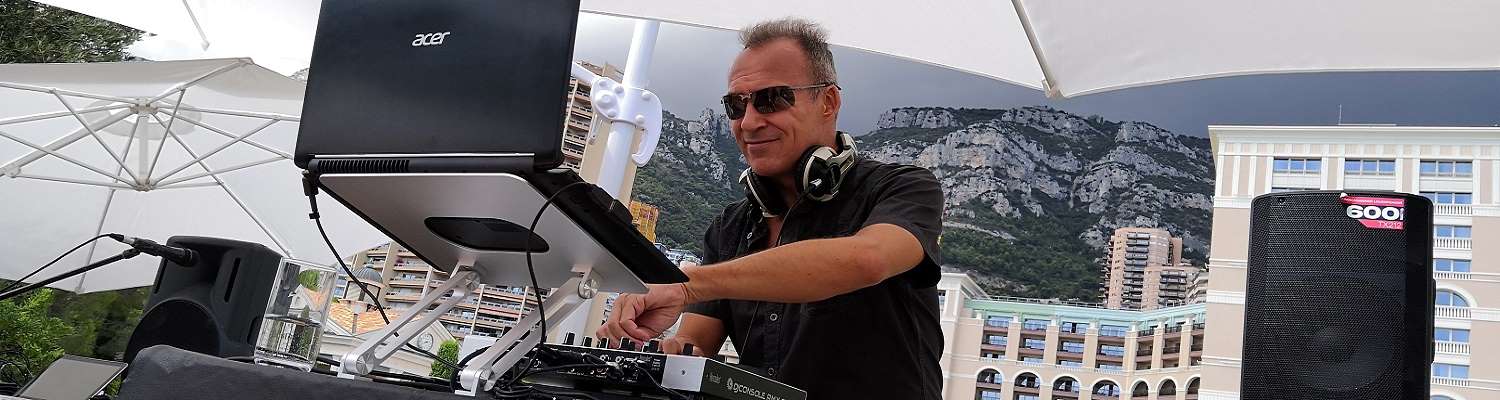 International English DJ Simon Hale for Events in St-Tropez, Cannes, Monaco / Monte-Carlo, Eze, Mougins & all along the French Riviera, Provence