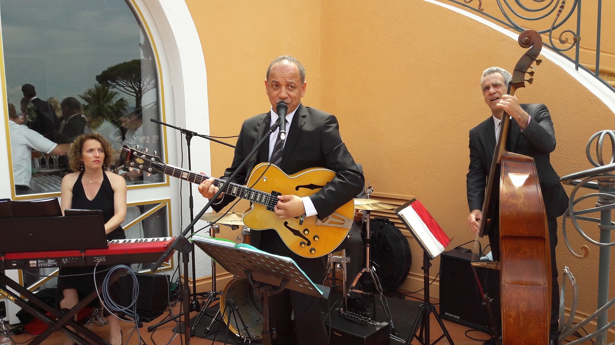 Jazz Band for Weddings / marriages / cocktail receptions in Cannes, St Tropez, Monaco, French Riviera