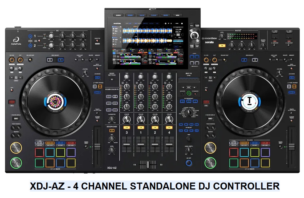 Rent PIONEER / ALPHA THETA XDJ-AZ Standalone DJ Controller in Cannes, Monaco, St Tropez, Provence